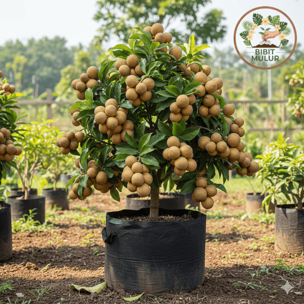 Bibit Duku Tanpa Biji Super Cepat Berbuah | Bibit Tanaman Buah Duku Tanpa Biji Unggul Termurah