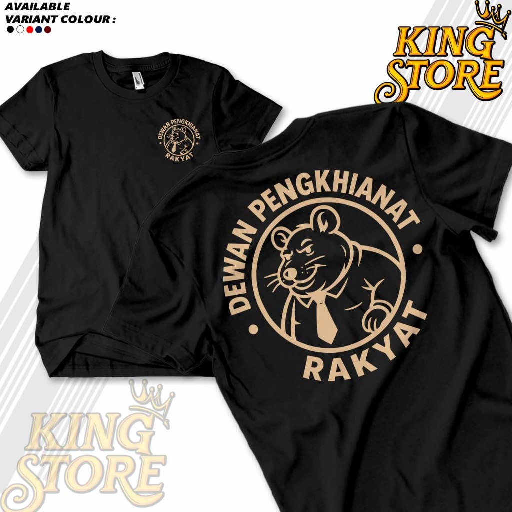 KAOS DPR DEWAN PENGHIANAT RAKYAT Baju Sindiran kaos  tikus kantor DPR TIKUSS RAKUS KORUPSI BISA COD