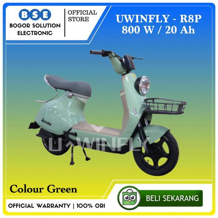 SELIS UWINFLY R8 SEPEDA LISTRIK UWINFLY R8P 800W/20Ah - GREEN