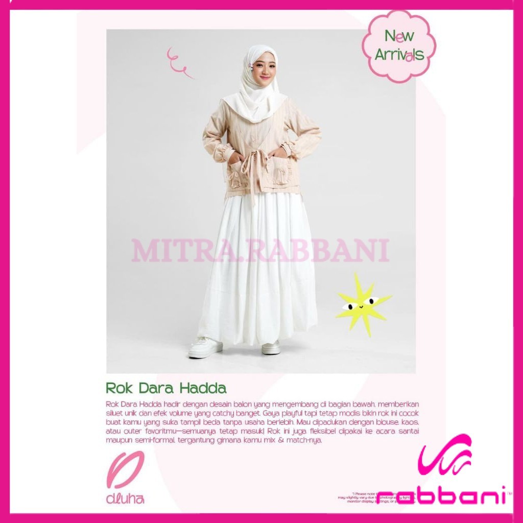RABBANI ORI - RABBANI Rok Dara Hadda| Bawahan | Bawahan Wanita Mitra Rabbani