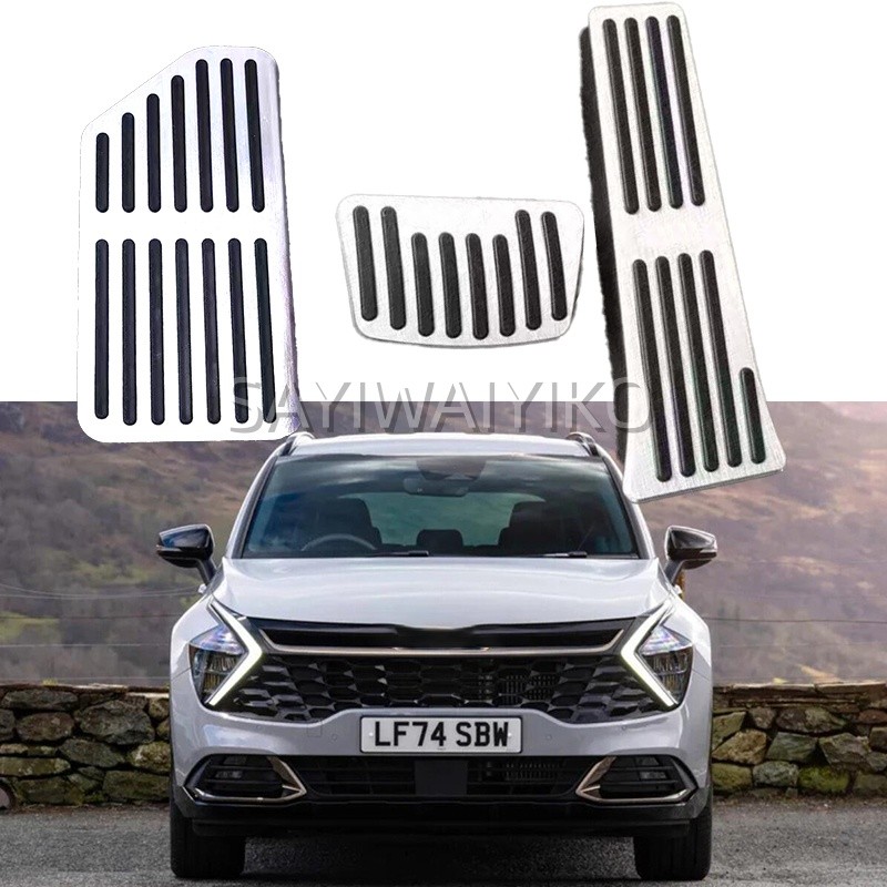 Untuk KIA Sportage NQ5 2025-2022 Pedal Akselerator Bantalan Gas Pedal Rem Penutup Penyangga Sandaran