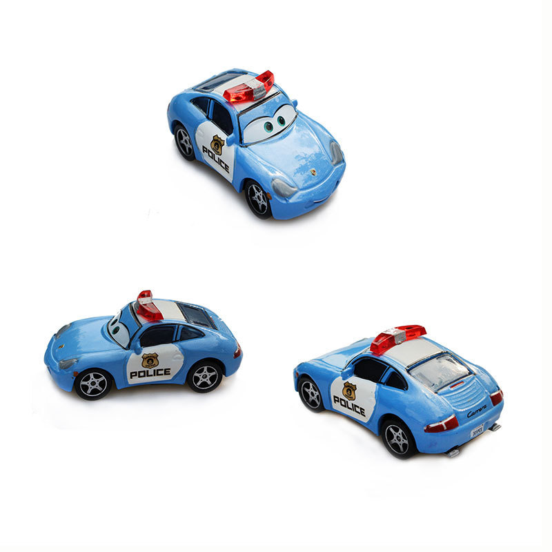 1:55 sney Pixar Cars  limited etion Jobs McQueen police car Ice snow version Japan Sally police Car 