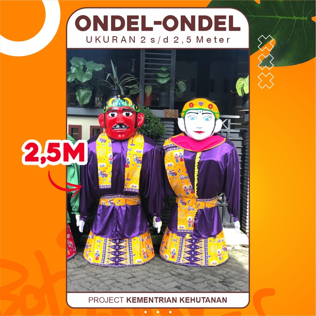 Ondel-ondel 2,5 Meter Batik
