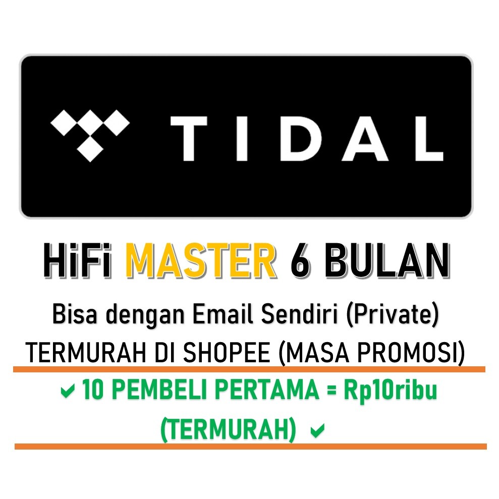 TIDAL 6 BULAN HIFI PLUS MASTER WINDOWS ANDROID IOS MACOS [SOFTWARE+AKUN] ORIGINAL NO MOD