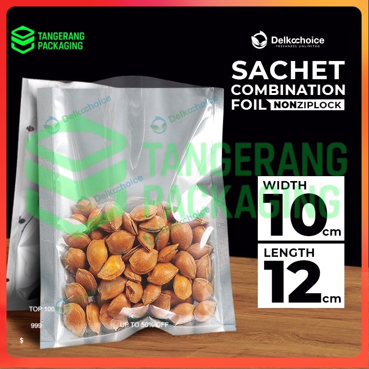 Plastik Sachet Aluminium Transparant | Plastik Kemasan Sachet 10x12
