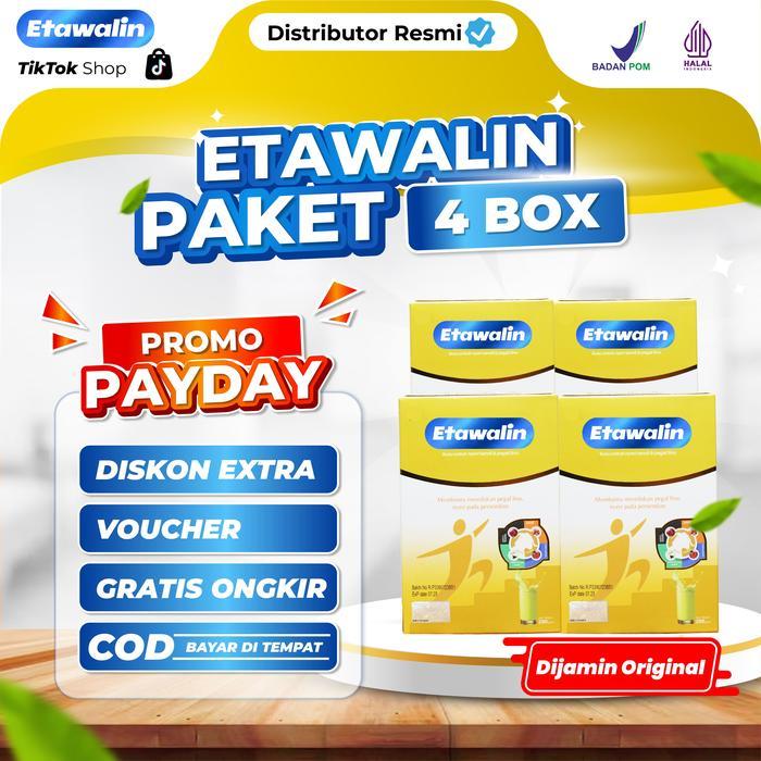 [PROMO PAYDAY] PAKET 4 BOX ETAWALIN | SUSU ETAWALIN ASLI  | ORIGINAL ETAWALIN RESMI | Minuman Susu B