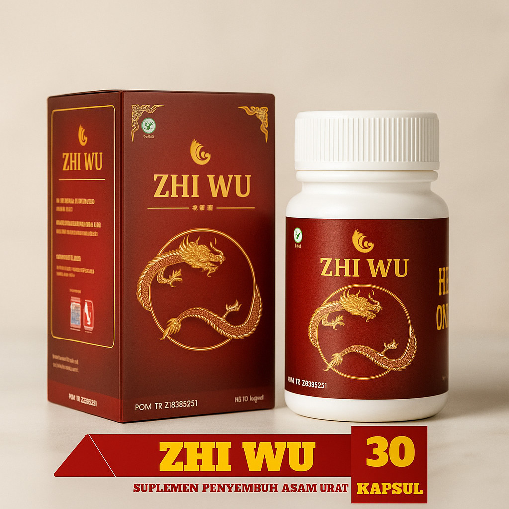 ZHI WU Original Obat CHINA Herbal Asam Urat REUMATIK  Terbaik BPOM HASIL NYATA  OBAT SENDI ASAM URAT