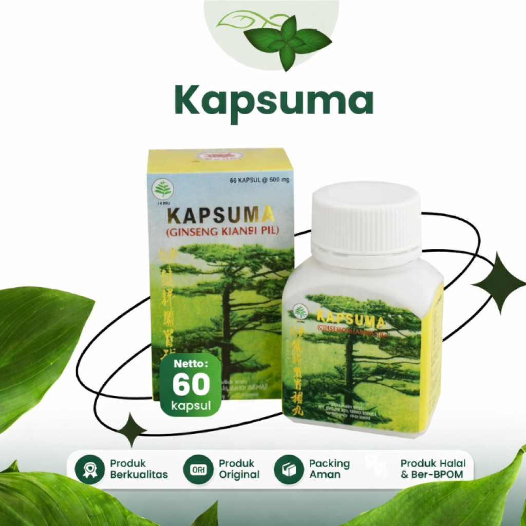 ( Kianpi Original ) Kapsuma Ginseng Gemuk Pil (Old/New) 60pc ~ rajakianpi ~ BS ~