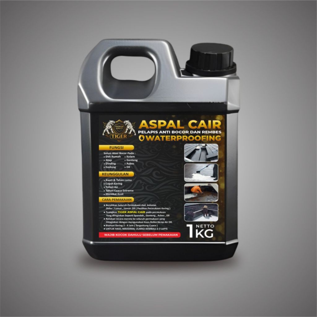ASPAL CAIR PELAPIS ANTI BOCOR + REMBES WATERPROOF IKG Lem Perekat Dinding Kolam