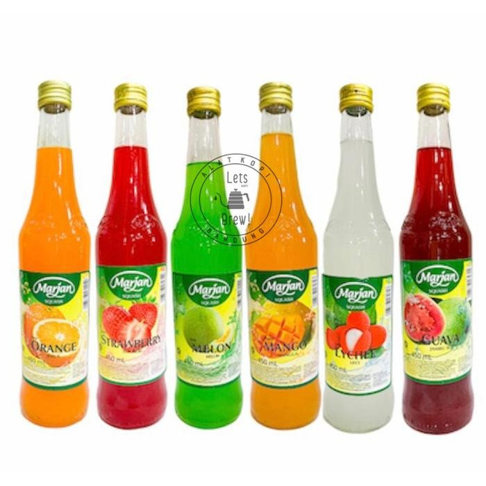 Marjan Squash Syrup 450ml aneka rasa