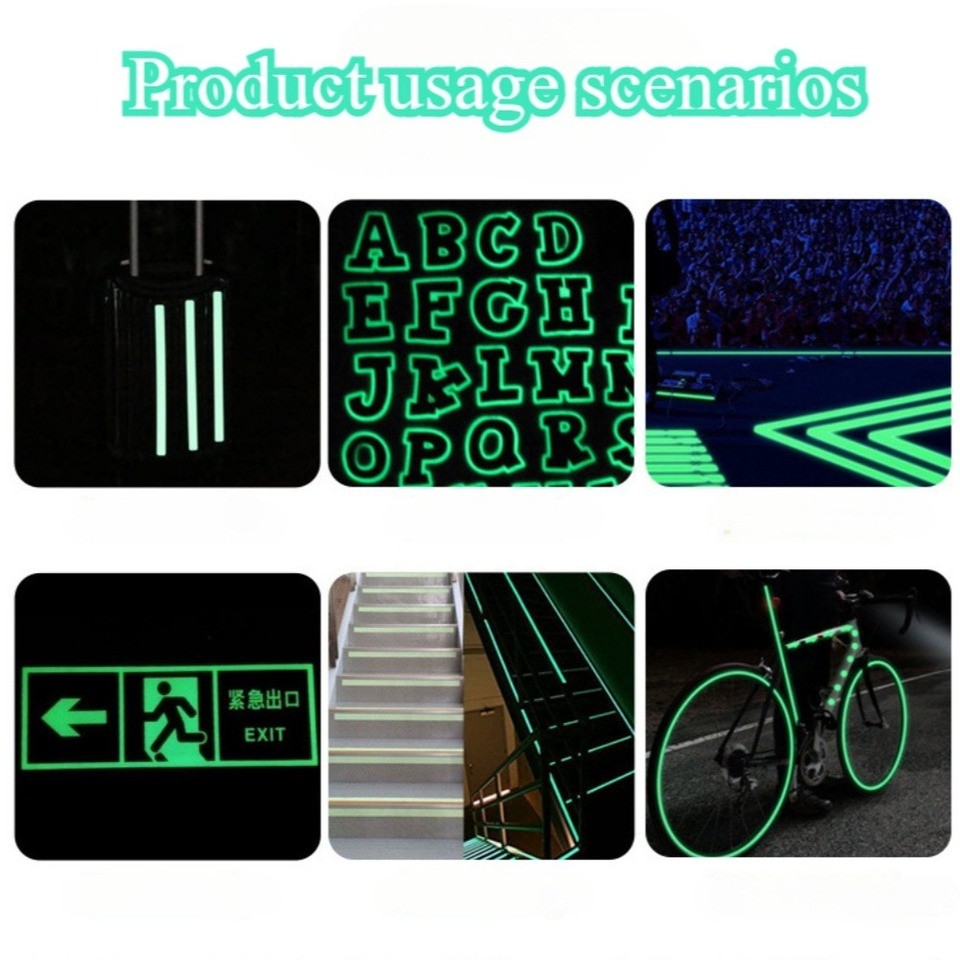 Cat luminous stickers adhesive tape night home indoor outdoor self  luminous fluorescent strips Stai
