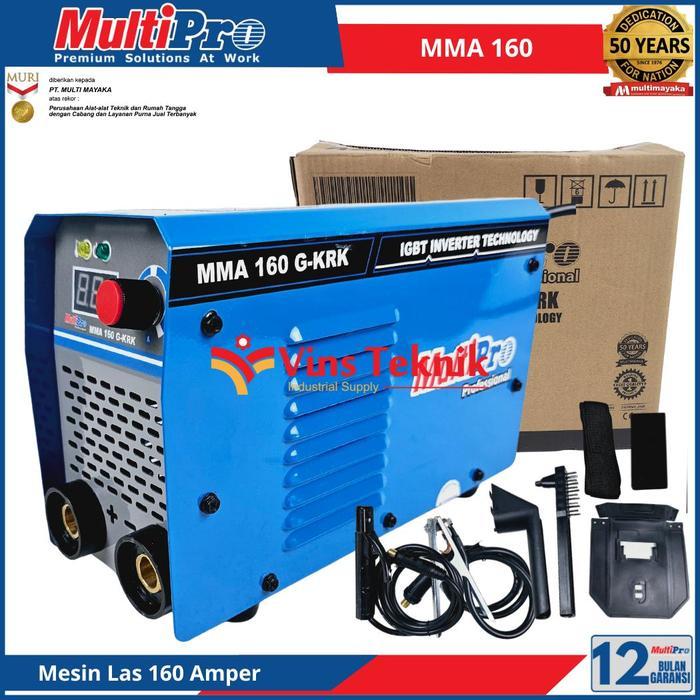 Mesin Las Listrik Inverter IGBT 160A MMA 160 MULTIPRO MMA160