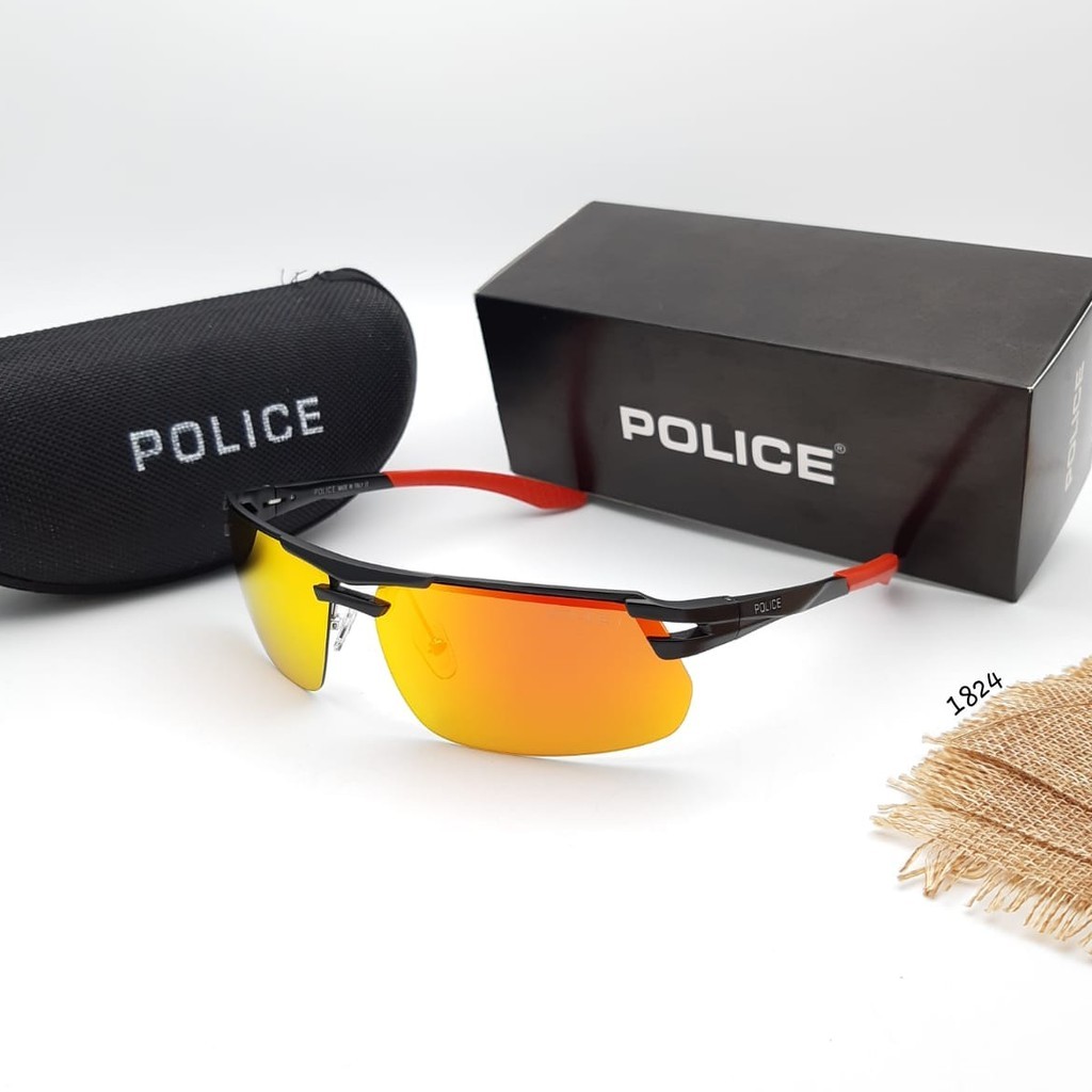 FLASH SALE COD Kacamata Hitam TERBARU  Kacamata Fashion Pria Police A01824