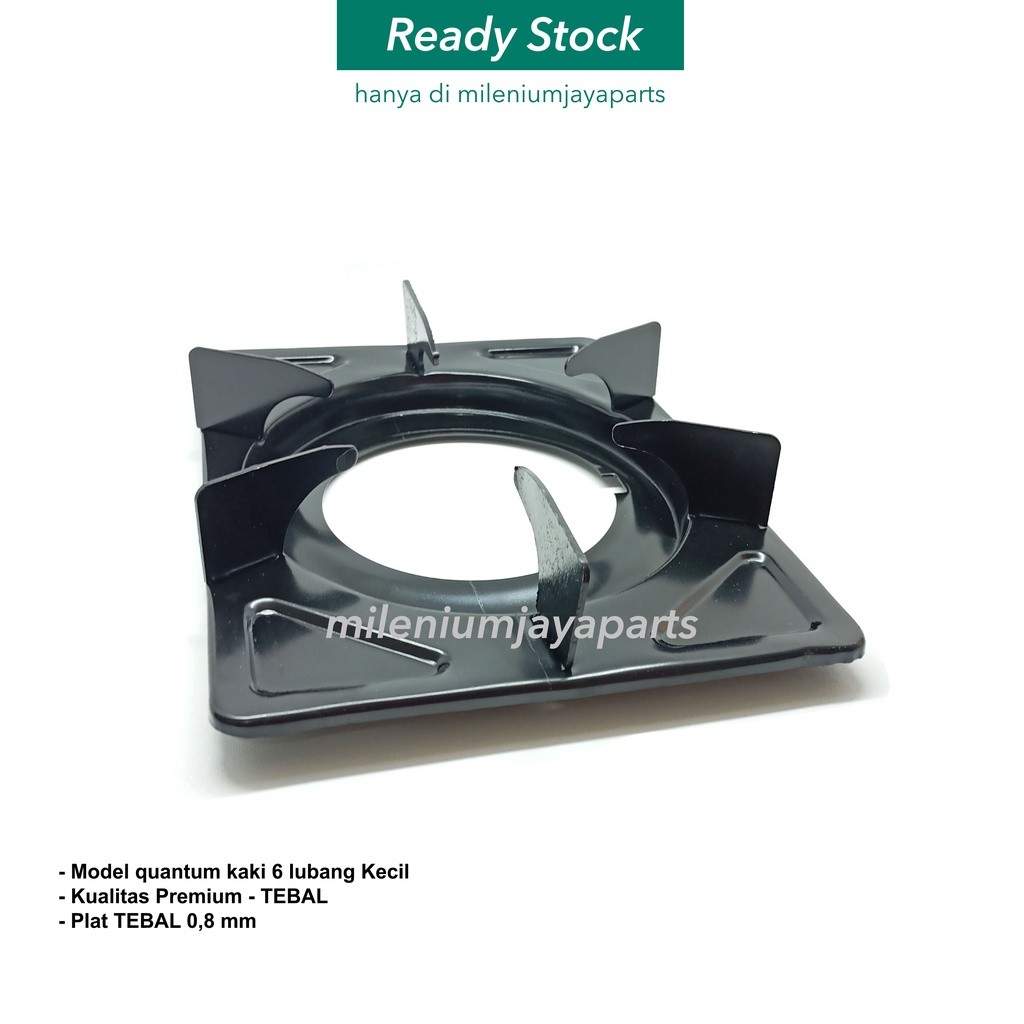 Tatakan Kompor Gas Quantum 3 Tungku / Dudukan Tungku Kompor Kotak Kaki 6 Quantum QGC
