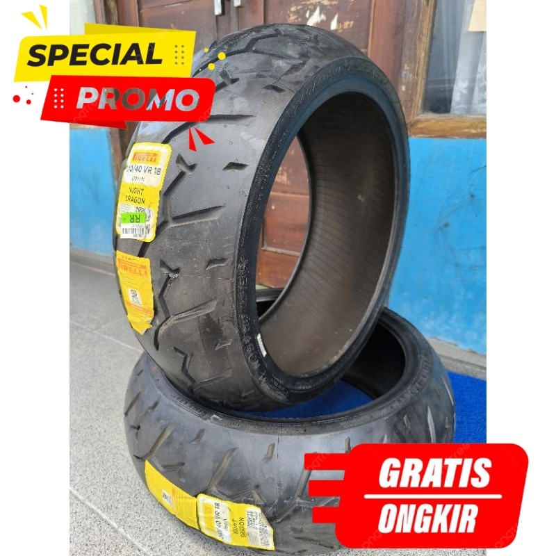 Ban Pirelli Night Dragon 240/40-18 Ban Motor Moge Tapak Lebar Harley Davidson