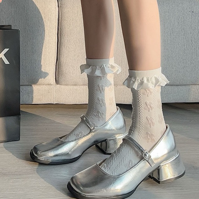 SHF - Ruffling Socks / Kaos Kaki Renda / Kaos Kaki Ruffle