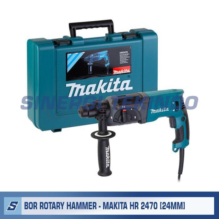 Mesin Bor Beton - MAKITA HR2470 Rotary Hammer Drill HR 2470 [24mm]