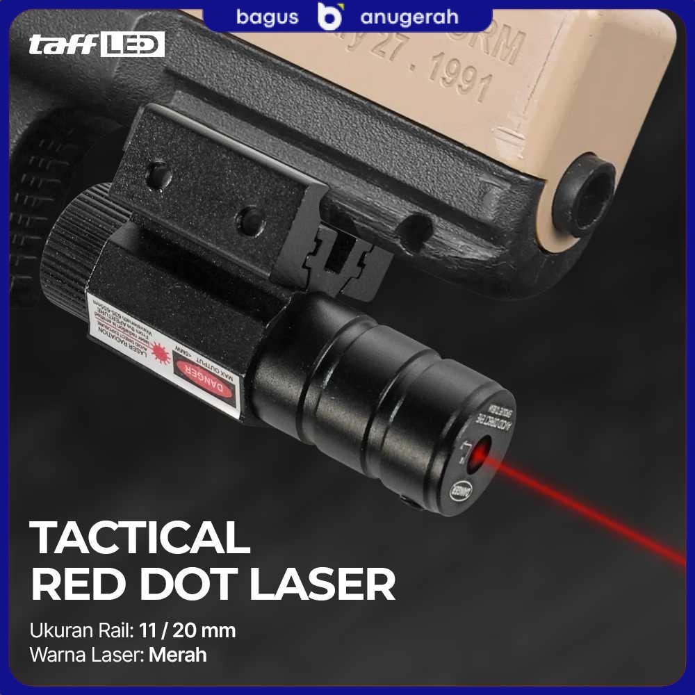 TAFFLED Tactical Red Dot Laser Gun Mount Airsoft Rifle 11/20mm - HJ11