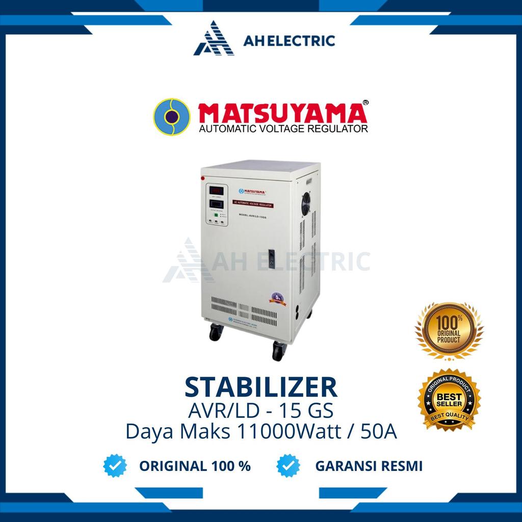 MATSUYAMA Stabilizer Listrik 11000 Watt  15 KVA 140-240V 1 Phase | Stavolt Voltage Regulator | AVR/L