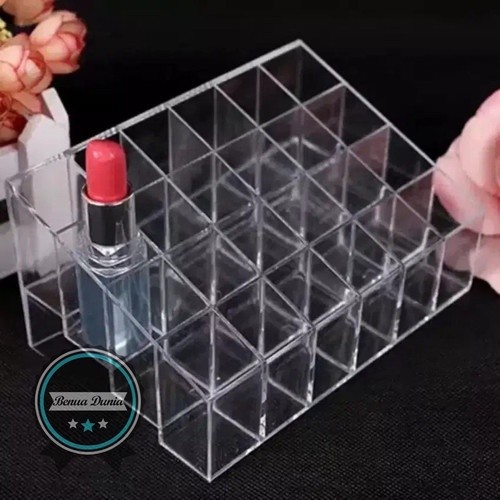 Rak Parfume Storage 24 Slot | Kotak Acrylic | Tempat Lipstik - AS-NH