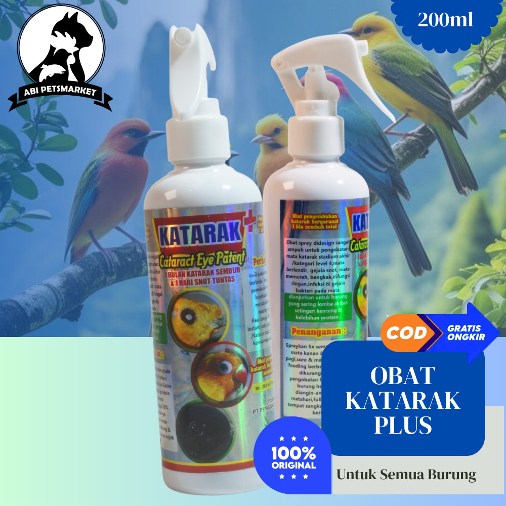Obat Katarak Patent 200ml Burung Kicau Menyembuh Maa Burung sakit katarak