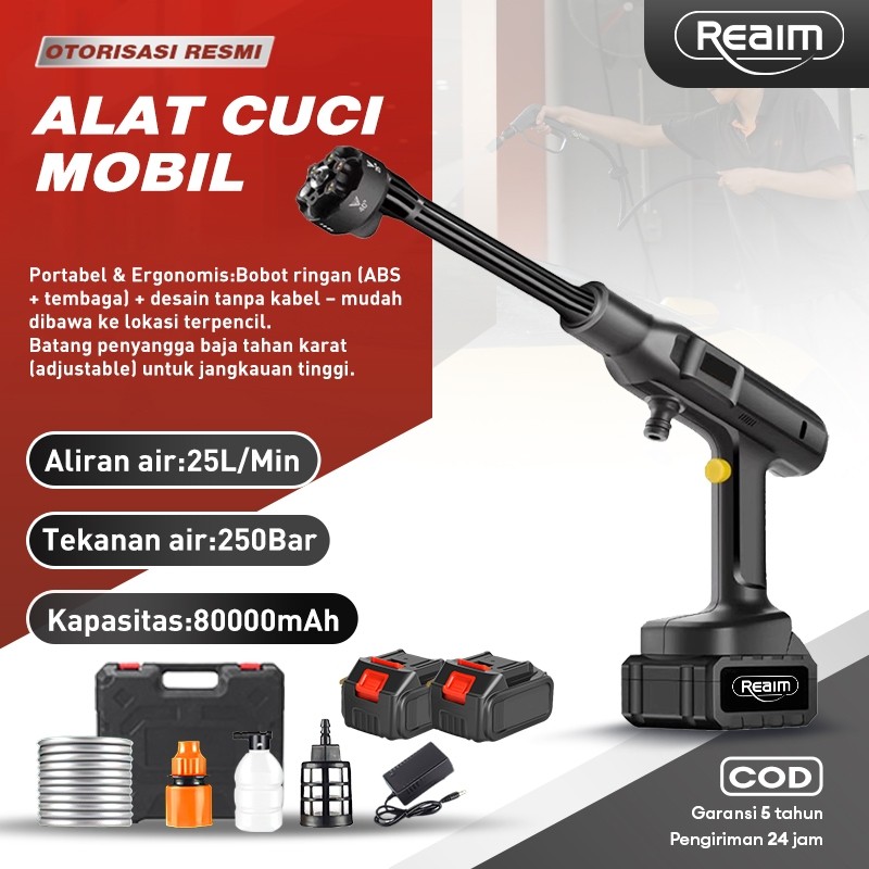 Reaim 888V Alat Cuci Motor Mobil Mesin 6IN1 Cuci Mobil Ac Mobil Screen Sablon Berkualitas Pompa Mesi