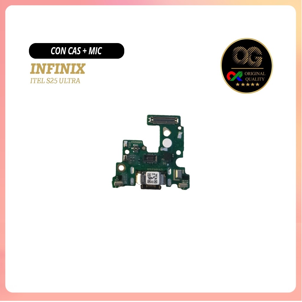 FLEXIBLE CON CAS + MIC INFINIX ITEL S25 ULTRA Charger Original