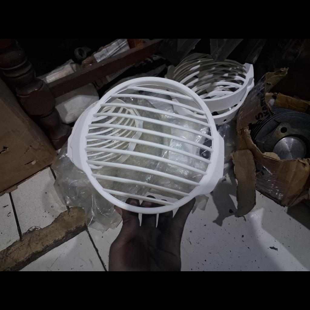 grill headlamp vespa corsa new px arco nos putih cakep italy