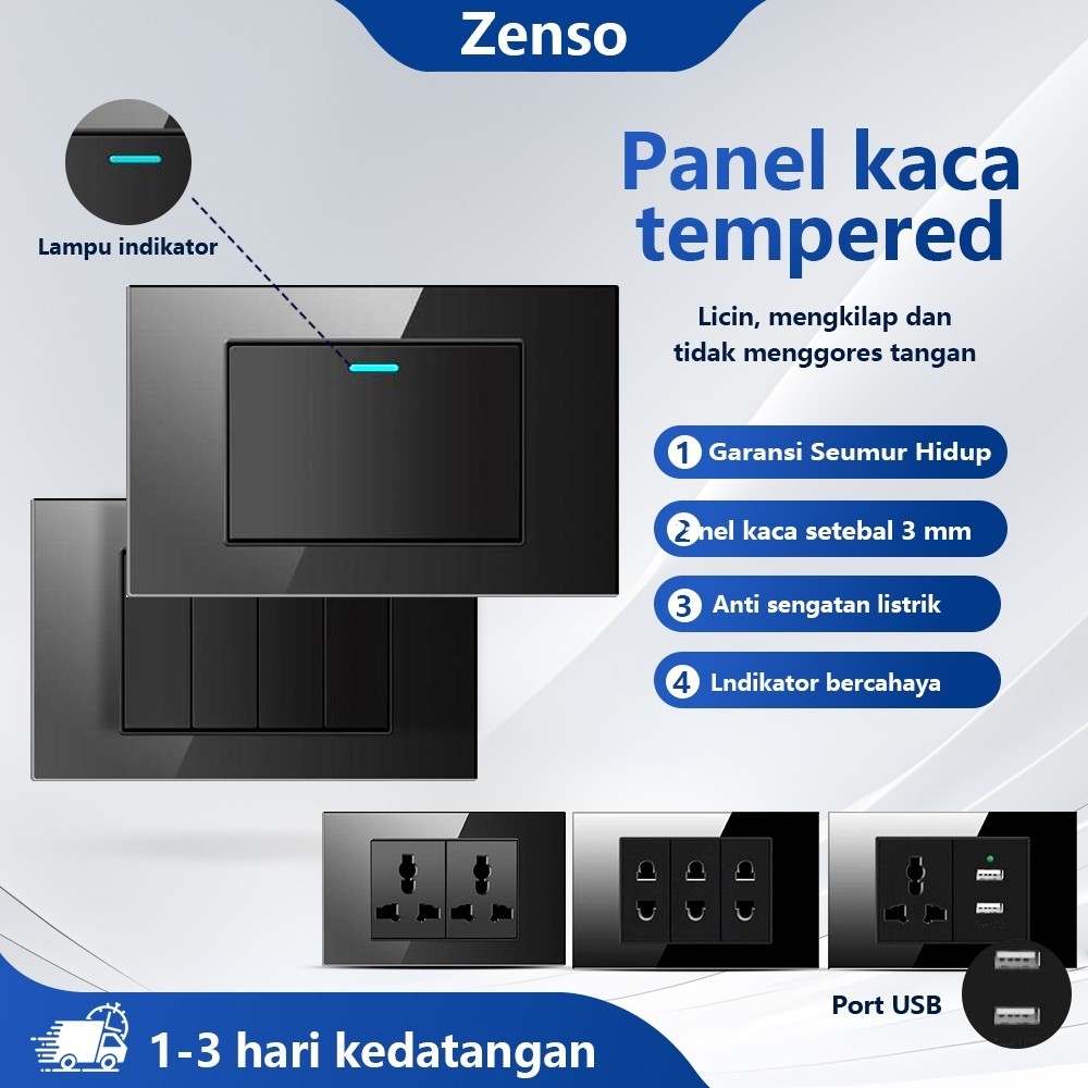 Soket Lampu Dinding Stop Kontak Colokan Listrik Fitting Lampu Rumah Tangga Serbaguna