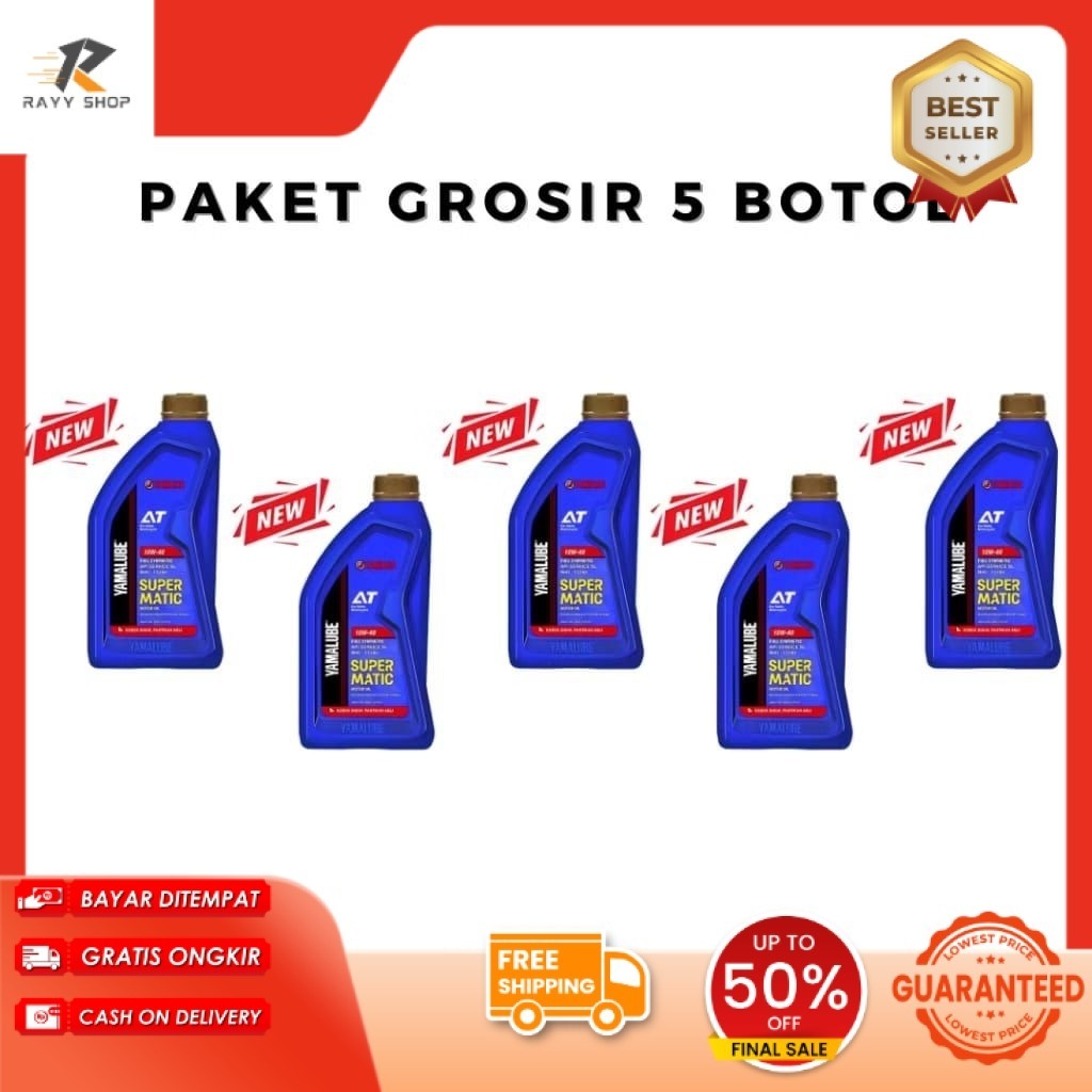 PAKET 5 PCS YAMALUBE SUPER MATIC