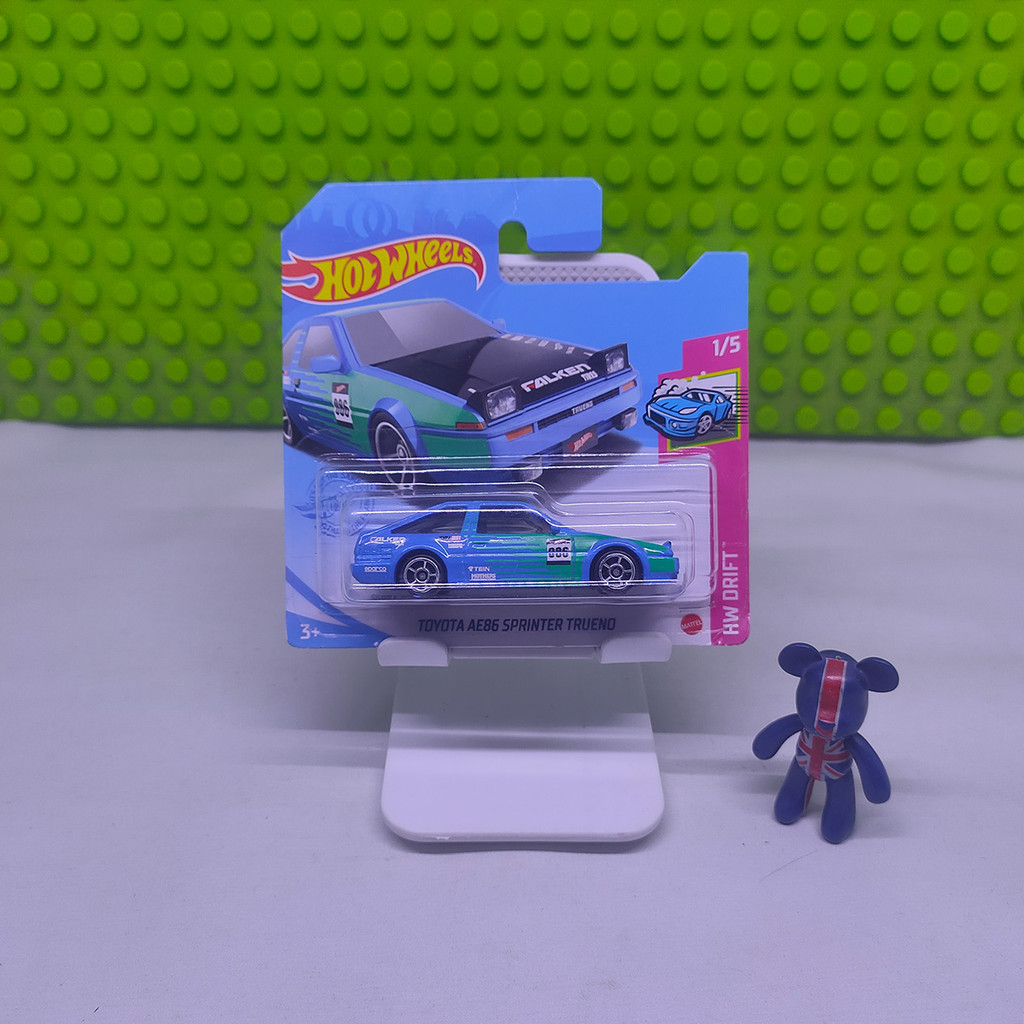 Hot Wheels 1:64 Toyota AE86 Sprinter Trueno Short Card Falken HW Drift