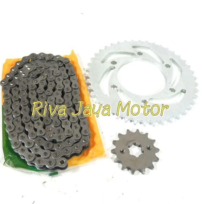 Gear Gir Paket Set Rantai Vixion Led 2018 R Mt 15 Xsr R15 V3 R 15 New Vva Original Npp Nippon Parts 