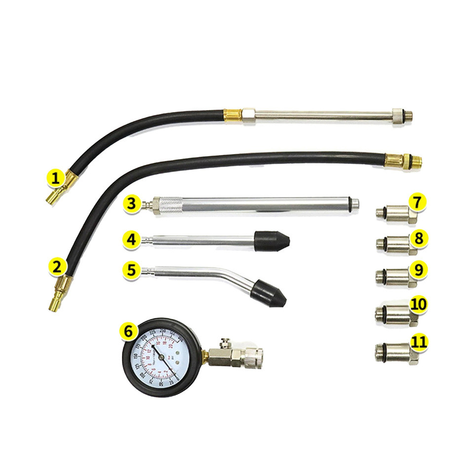 gital Automotive Engine Compression Tester gital Compression Gauge 250 PSI Engine Cylinder Compressi
