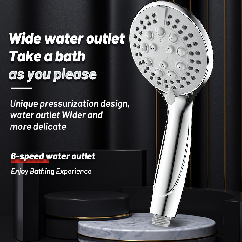 Six Modes of Shower Head, Highpressure Shower Head, Rain Shower, Watersaving Shower Head, Bathroom A