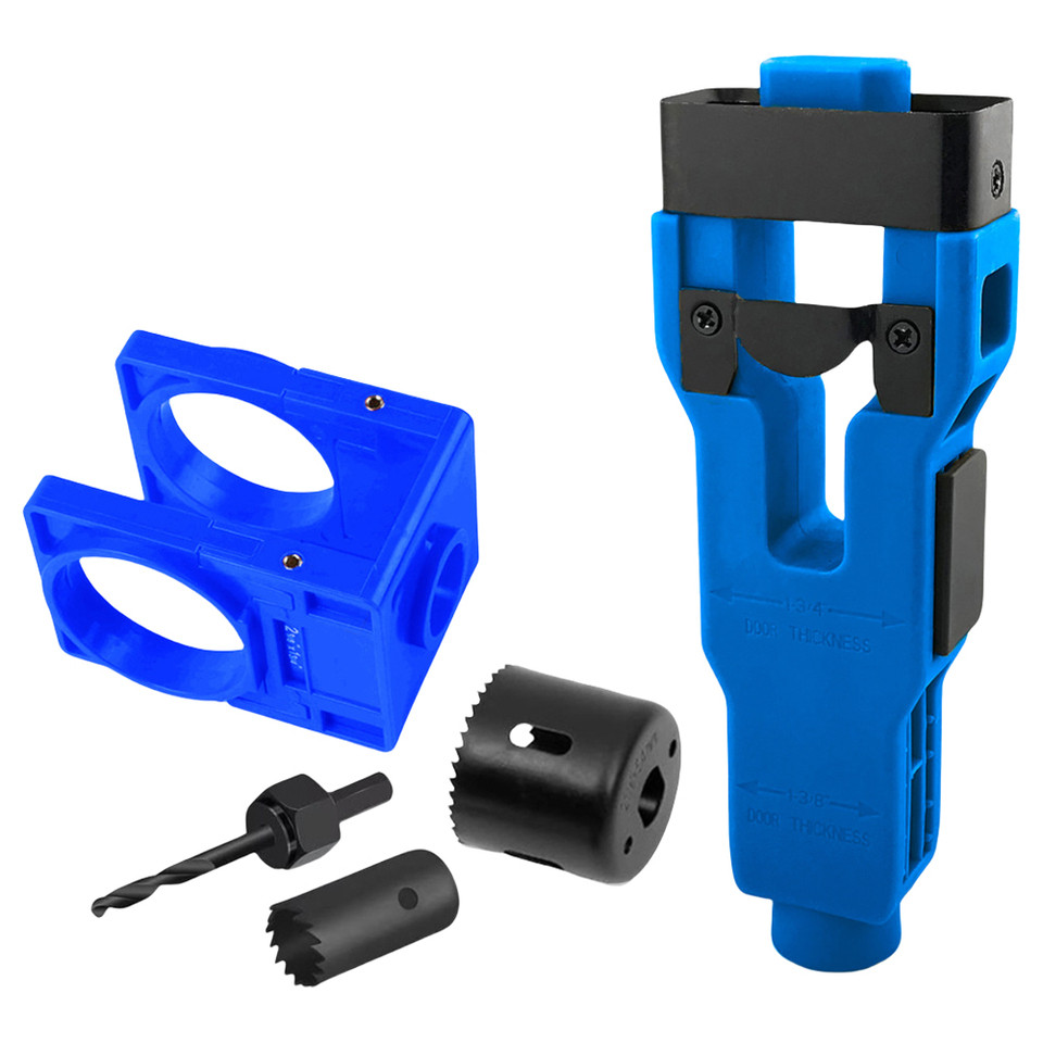 1-3/8-1-3/4 Inch Wood Door Lock Hole Saw Deadbolt & Door Knob Hole Saw Kit Door Knob Drilling Kit Ld