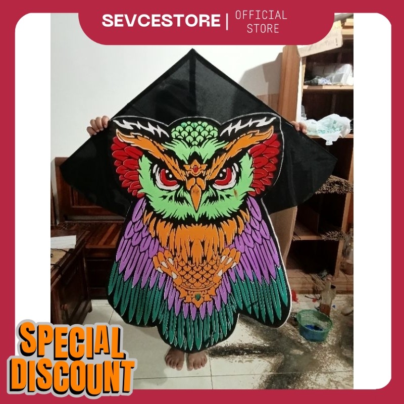 layangan celepuk / layangan kain / layangan hias /SA