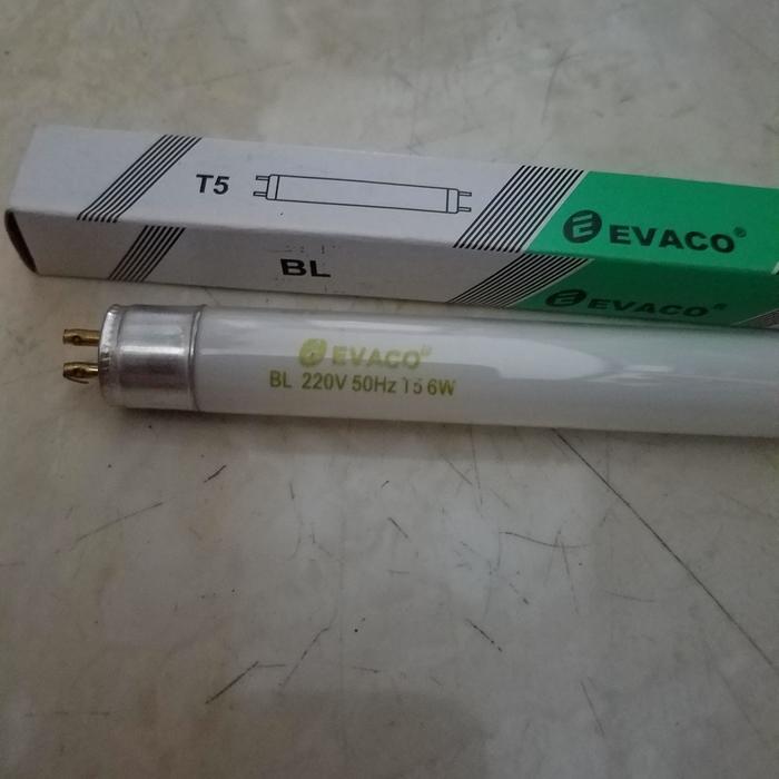kamatsuv3 Lampu TL Neon BL UV T5 Nyamuk 6W/ TL T5 Insect Killer 6W Evaco