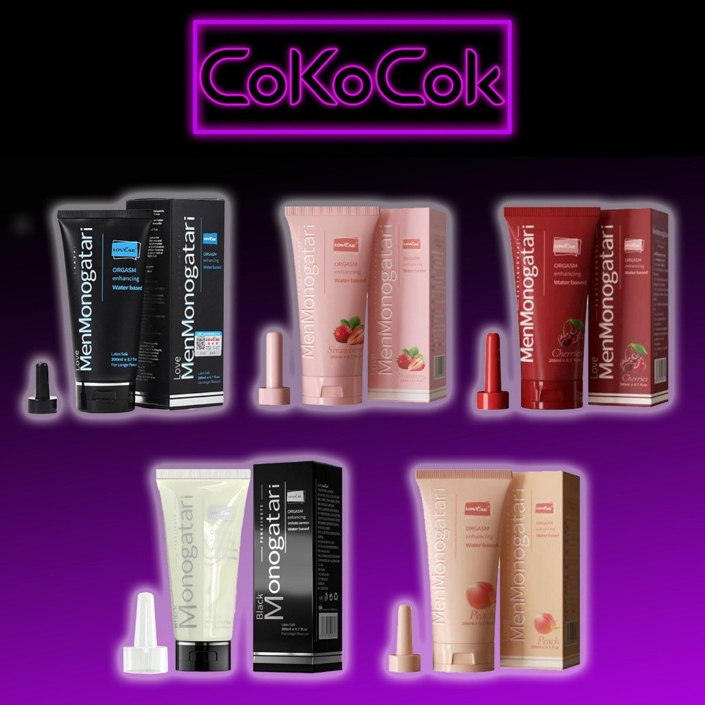 [PRIVASI AMAN] PELUMAS LOVE MEN MONOGATARI 200ml LUBRICANT WATERBASED