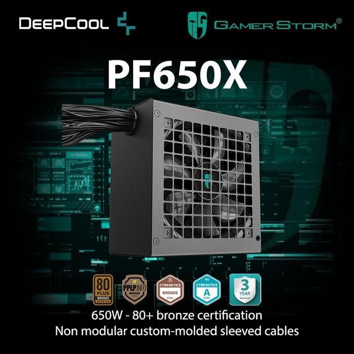 Deepcool PF650X 650W 80+ Bronze ATX Power Supply