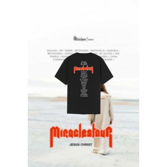 COD KAOS ROHANI MIRACLES TOUR / PURPOSE TOUR / CHRISTIAN T-SHIRT MIRACLES TOUR