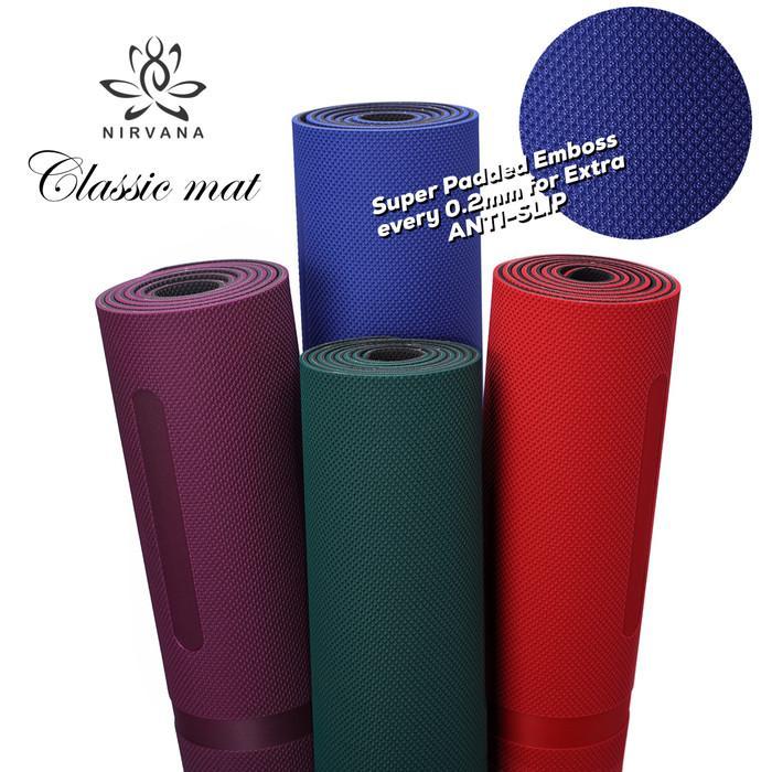 NIRVANA YOGA MAT CLASSIC MAT - BLUE