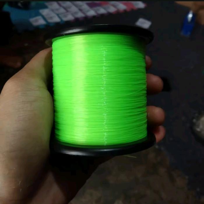 PROMO  Senar pancing hijau stabilo kecil kuat anti keriting ZAWARA Fishingline - Roll Besar, 0.18 /4