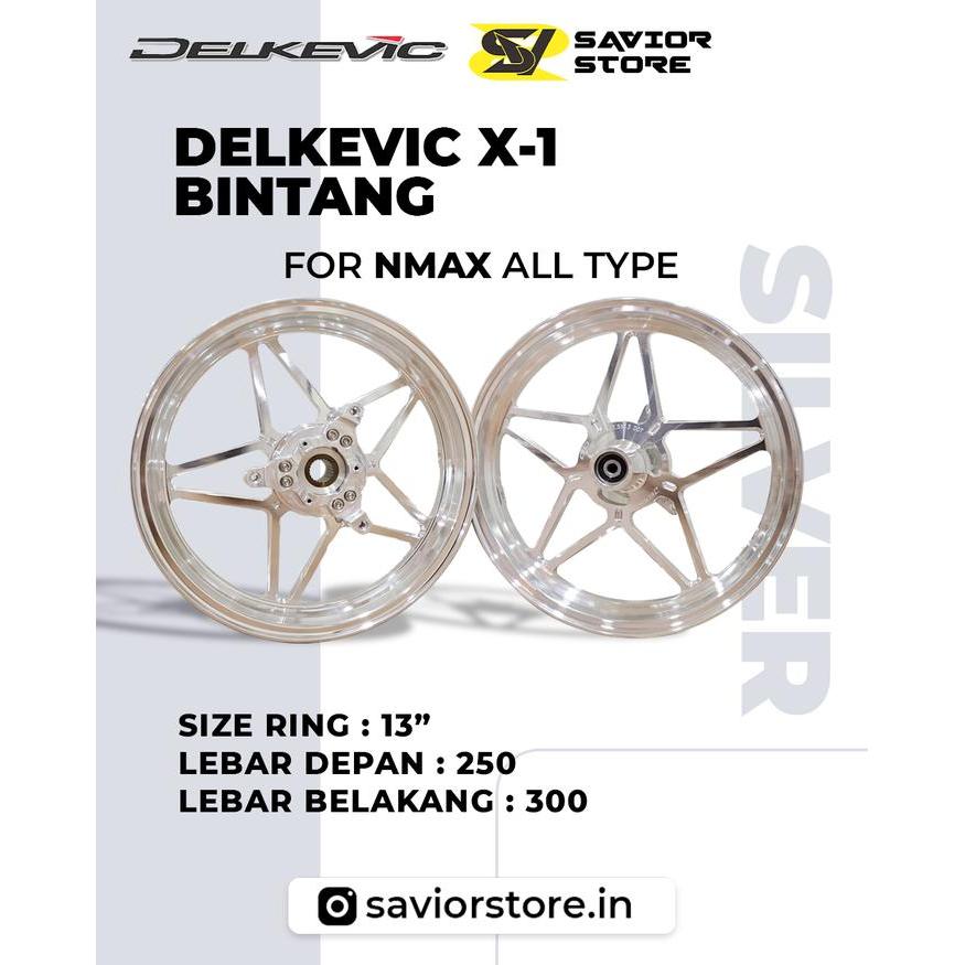 VELG DELKEVIC BINTANG X1 RING 13 NMAX NEW NMAX OLD VELG BINTANG CND RING 13 LEBAR 250 300 Motor Moto