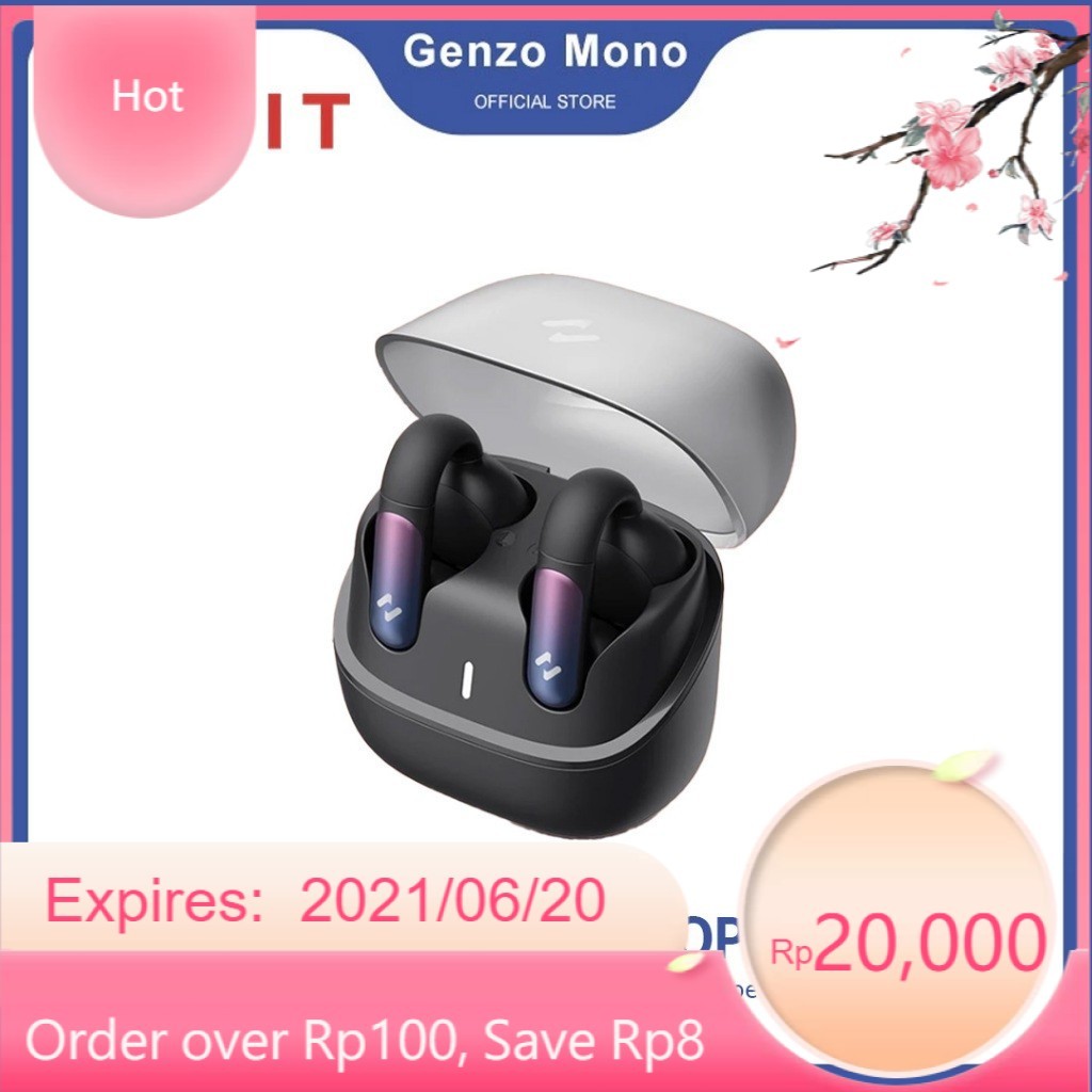 Havit Openbuds 1 Open-Ear Clip Earphones – Earphone Clip Open-Ear Bluetooth Nirkabel