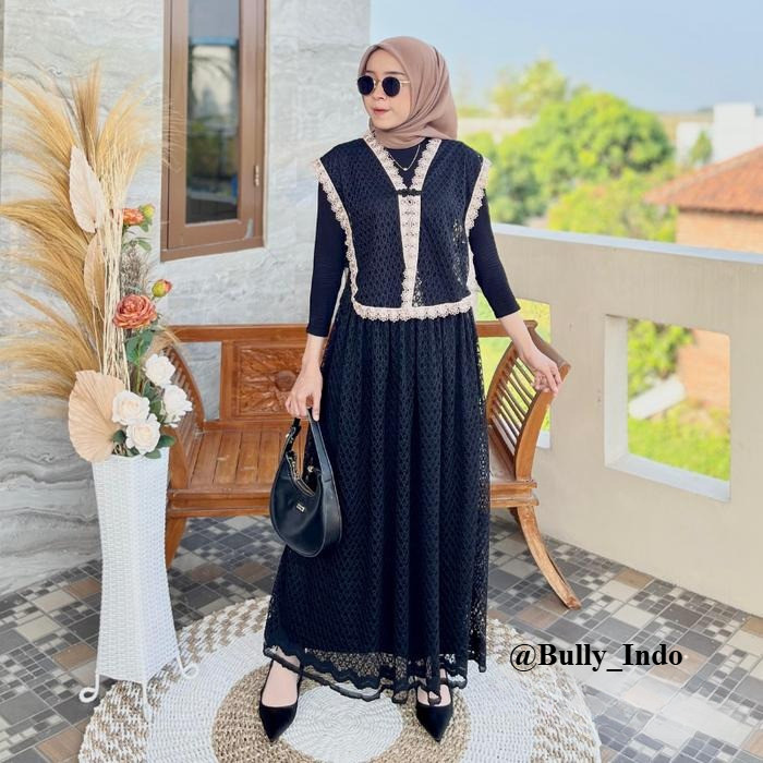 Naomi Vest Set -  Setelan Blazer Wanita - Vest Outer Set - One Set Skirt - Maxi Skirt  - Setelan Rok
