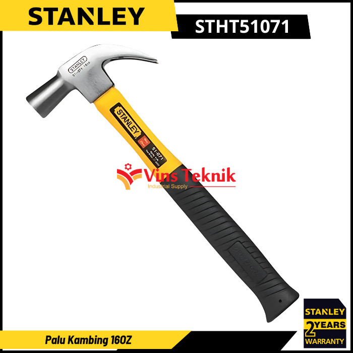 PALU KAMBING STANLEY STHT51071 16OZ Yellow Fiberglass Hand