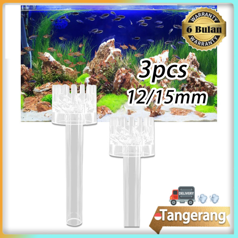 3pcs Skimmer Putar Skimmer Aquarium Skimmer Akrilik Kecil Besar Skimer Putar Atas
