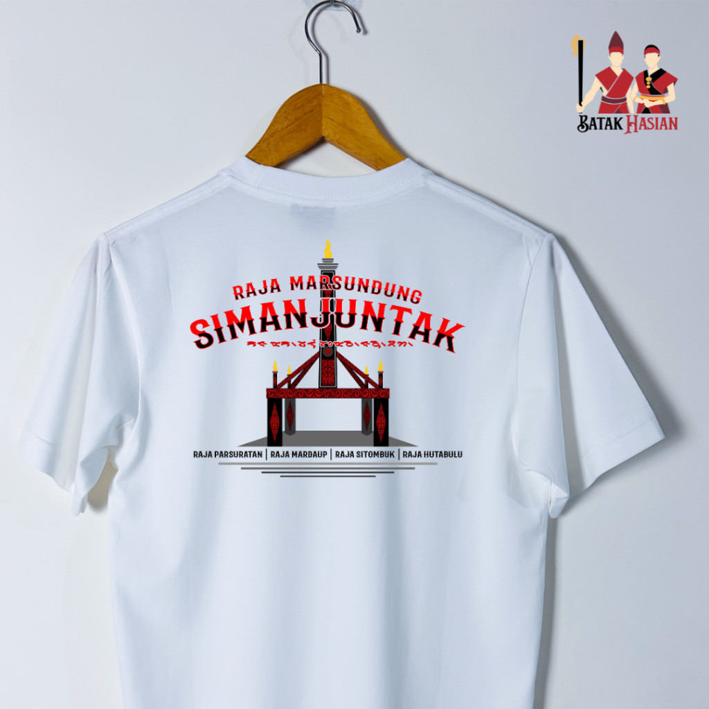 SIMANJUNTAK (VERSI 1) - Kaos Marga Batak  - Katun premium 100% - Batak Hasian Official Store