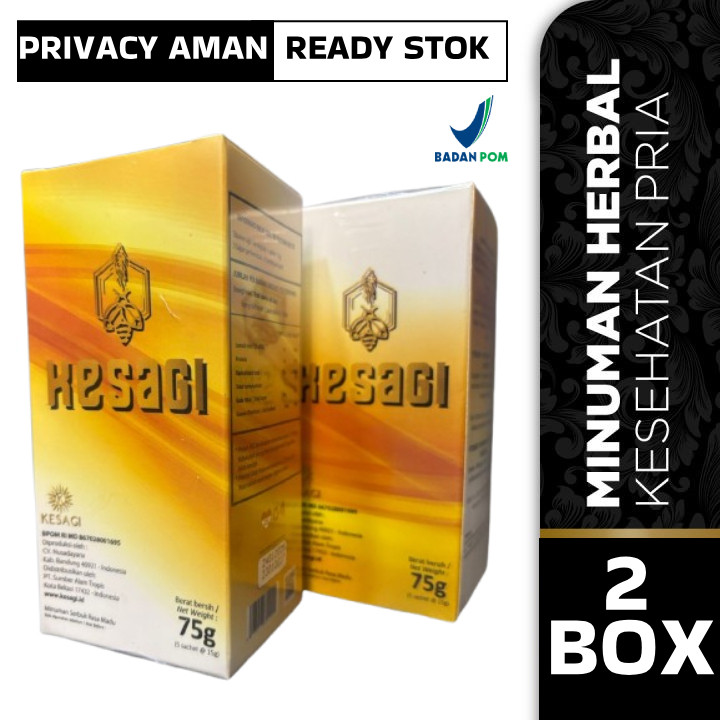KESAGI 2 box - Suplemen Herbal Pria