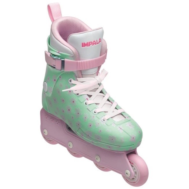 Impala Lightspeed Inline Skate - Mint Flower Power / Sepatu Roda Inline Roller Skates